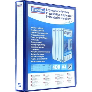 Segregator ofertowy Donau A4/25mm 4R niebieski