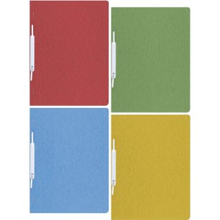 Skoroszyt DONAU, preszpan, A4, twardy, 390gsm, cze