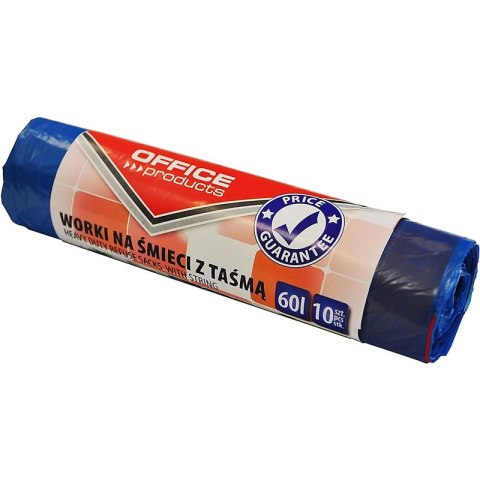 WORKI NA ŚMIECI 60L LDHD NIEBIESKIE