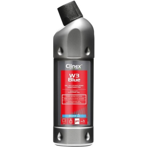 Żel CLINEX W3 Blue, do czyszczenia sanitariatów, 1l