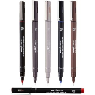 Cienkopis kreślarski Uni Pin-200 0.1mm niebieski