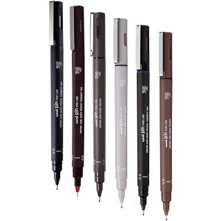 Cienkopis kreślarski Uni Pin-200 0.5mm niebieski