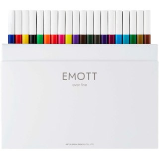 Cienkopisy Uni Emott 0.4mm 40 kolorów