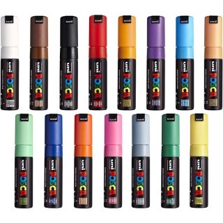 Marker z farbą plakatową Uni POSCA PC-7M czarny