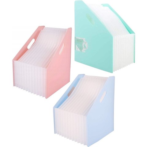 Pojemnik harmonijkowy Deli Macaron A4 zielony