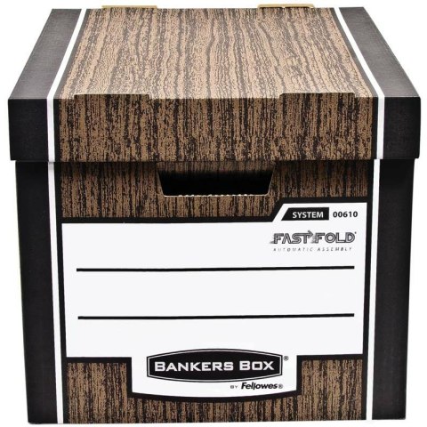 Pudło Bankers Box Woodgrain 340x295x405mm brązowe (2)