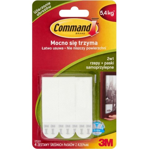 Rzepy Command (do wieszania obrazów) białe (4)