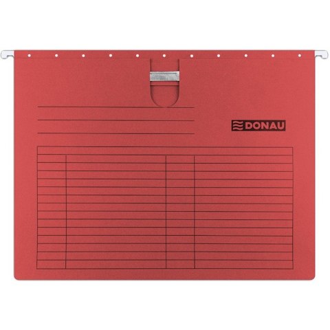 Teczka zawieszana Donau A4 (z wąsem) czerwona (5)