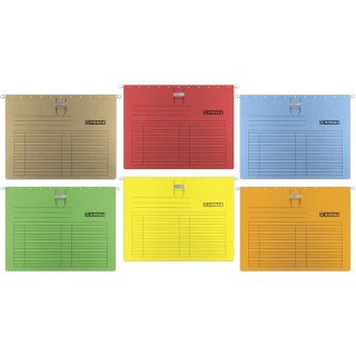 Teczka zawieszana Donau A4 (z wšsem) pomarańczowa