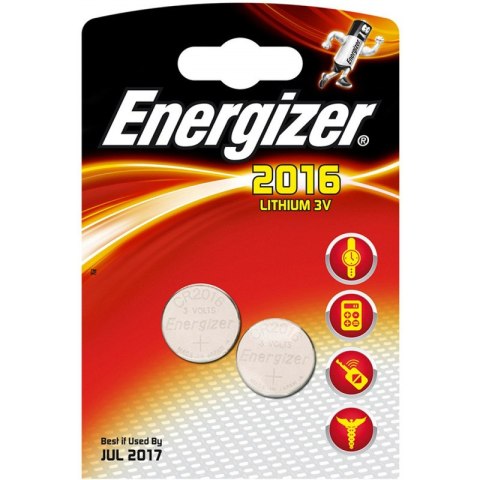 Baterie Energizer Lithium CR2016 3V (2)