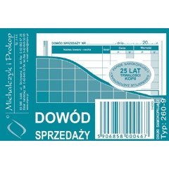 DOWÓD SPRZEDAŻY DS A7 (WIELOKOPIA)