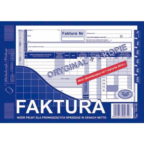FAKTURA VAT A5 (O+2K)