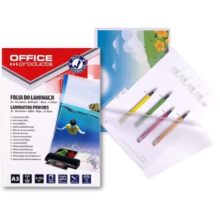 Folia laminacyjna Office Products A3 2x100µm błyszcząca 100szt