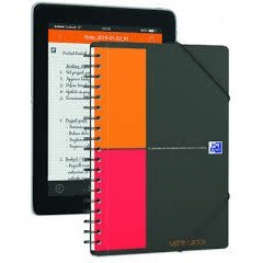 KOŁONOTATNIK OXFORD MEETINGBOOK B5/80K KRATKA