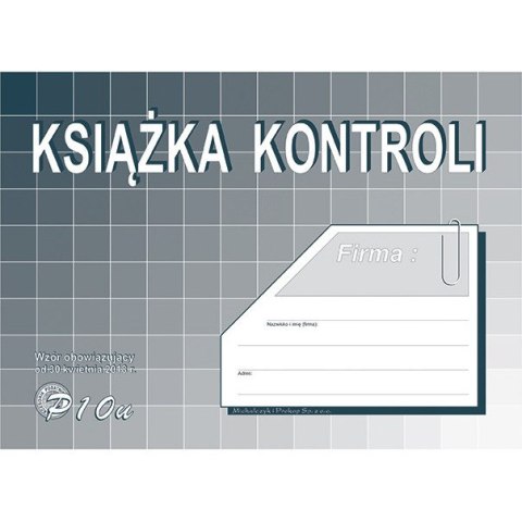 KSIĄŻKA KONTROLI A5