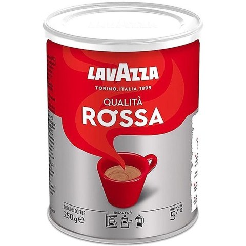 Kawa Lavazza Qualita Rossa 250g w puszce mielona
