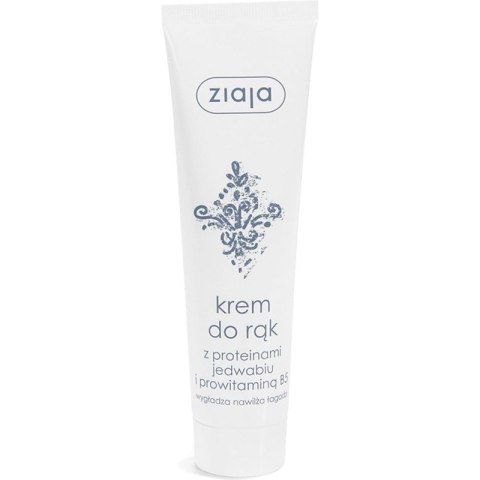 Krem do rąk Ziaja 100ml z proteinami jedwabiu i prowitaminą B5