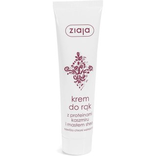 Krem do rąk Ziaja 100ml z proteinami kaszmiru i masłem shea
