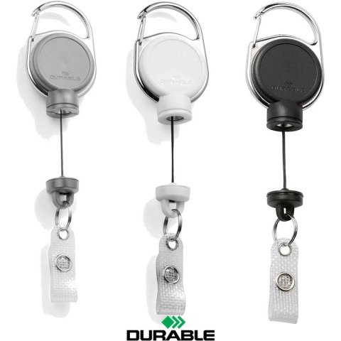 Mechanizm ściągający Durable Extra Strong czarny