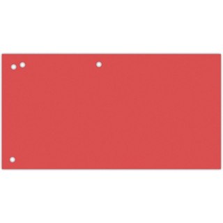 Przekładki kartonowe Office Products 1/3 A4 czerwone (100)