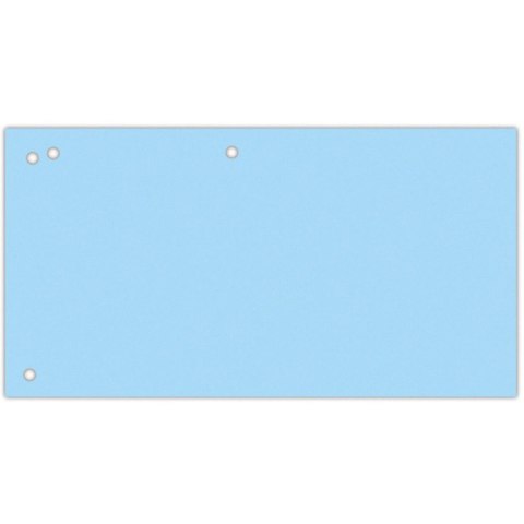 Przekładki kartonowe Office Products 1/3 A4 niebieskie 100szt