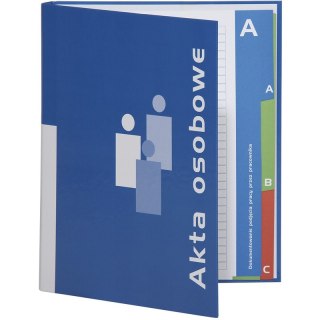 Segregator do akt osobowych Donau A4/20mm 2R niebieski