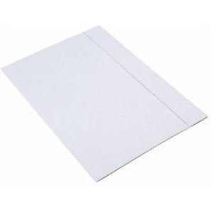 TECZKA KARTONOWA Z GUMKĄ A4 300g BIAŁA