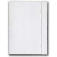 TECZKA KARTONOWA Z GUMKĄ A4 350g BIAŁA