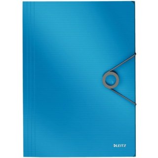 TECZKA Z GUMKĄ LEITZ SOLID 15mm NIEBIESKA
