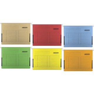 Teczka zawieszana Donau A4 (z bokami) pomarańczowa