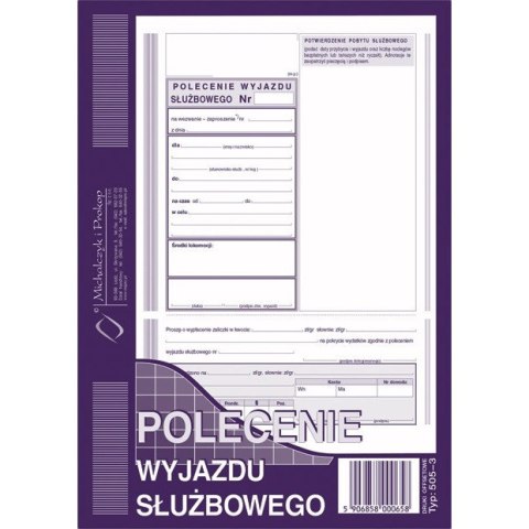 POLECENIE WYJAZDU SŁUŻBOWEGO A5 (OFFSET)