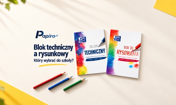 Blok techniczny a rysunkowy